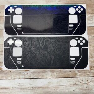 2 sets Dbrand Steam Deck Console Skin Triple Black Holographic  Decal